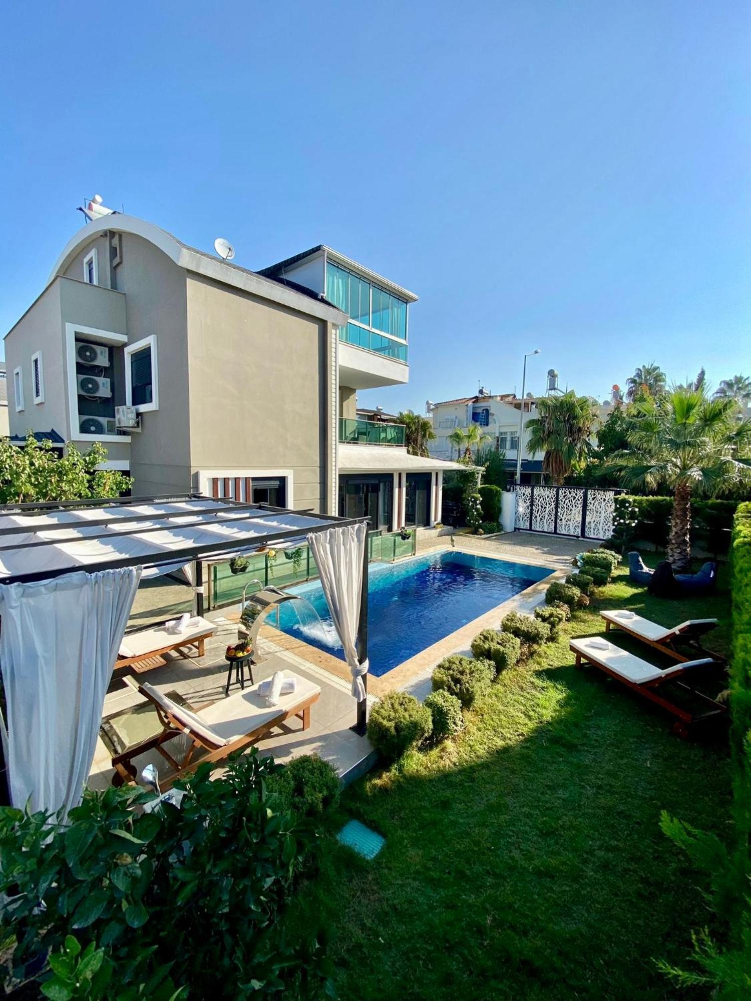 Villa Annabell1 With Swimming Pool And Jacuzzi, 3 Floors Belek Bagian luar foto
